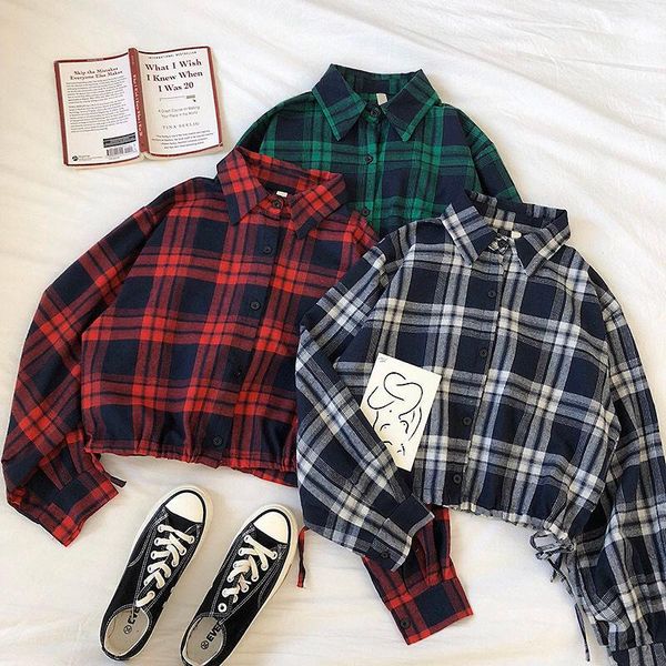 women's jackets jacket girl student's design high waist coats women long sleeve hooded plaid p3 389, Black;brown
women's jackets jacket girl student's design high waist coats women long sleeve hooded plaid p3 389, Black;brown