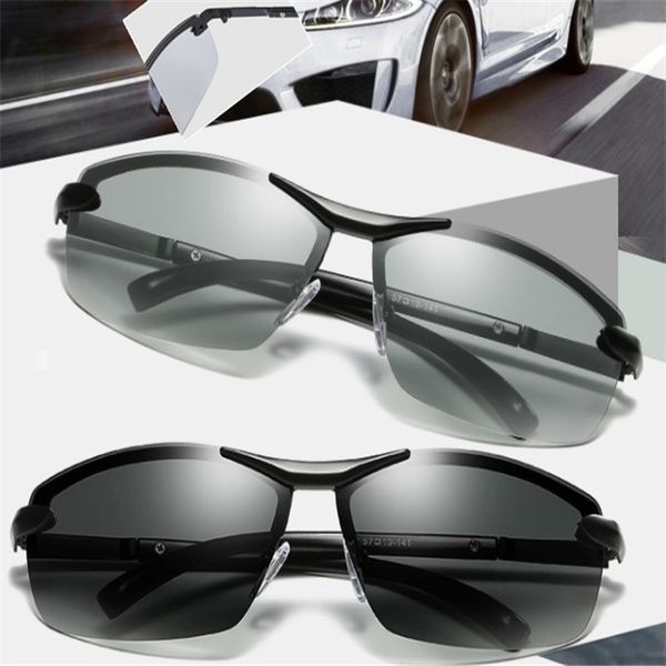 polarized light color changing sunglasses men's driving glasses, White;black
polarized light color changing sunglasses men's driving glasses, White;black