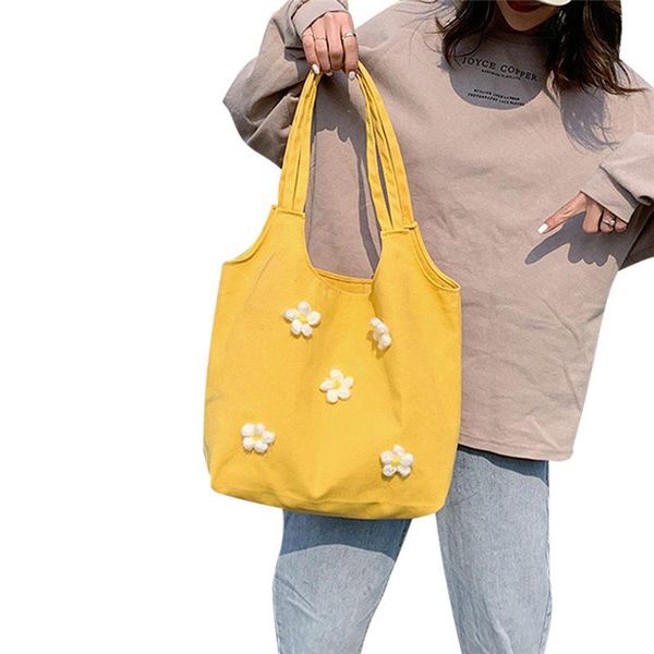 shopping bags small fresh 3d daisies flowers canvas bag women 2021 fashion large capacity single shoulder student daily pack tote
shopping bags small fresh 3d daisies flowers canvas bag women 2021 fashion large capacity single shoulder student daily pack tote