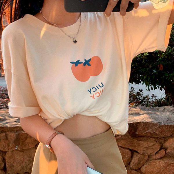 women's t-shirt kawaii for women 2021 fashion graphic t shirts korean short sleeve cute casual loose o-neck print, White
women's t-shirt kawaii for women 2021 fashion graphic t shirts korean short sleeve cute casual loose o-neck print, White