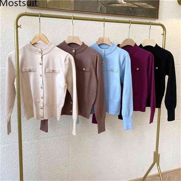 autumn korean vintage elegant women cardigans sweaters long sleeve single-breasted solid fashion ladies 210513, White;black
autumn korean vintage elegant women cardigans sweaters long sleeve single-breasted solid fashion ladies 210513, White;black