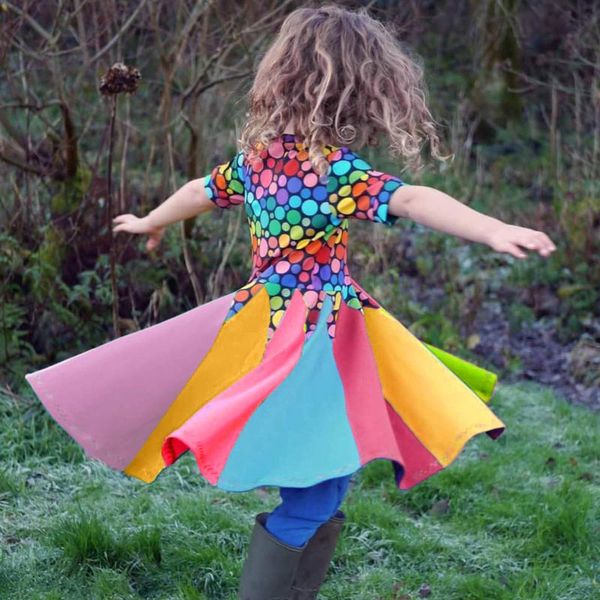 girl's dresses fashion summer dress baby girl clothes toddler girls short sleeve dot printed splice rainbow princess vestidos robe, Red;yellow
girl's dresses fashion summer dress baby girl clothes toddler girls short sleeve dot printed splice rainbow princess vestidos robe, Red;yellow