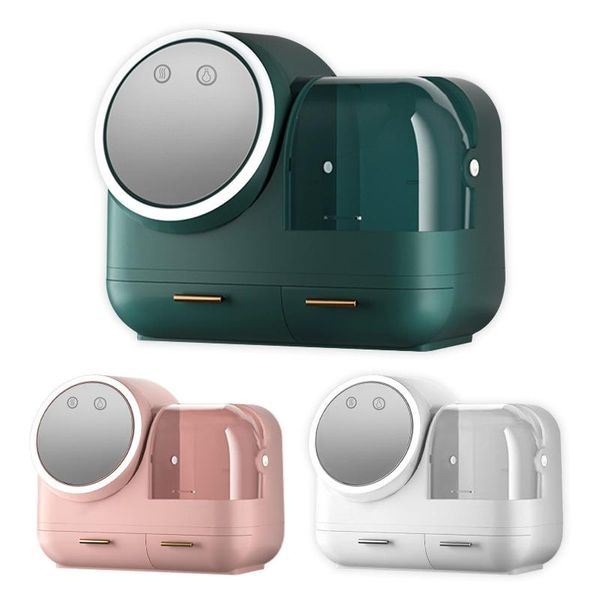compact mirrors led light mirror cosmetic storage box dustproof makeup organizer deskbeauty drawer 360 rotating usb 2021
compact mirrors led light mirror cosmetic storage box dustproof makeup organizer deskbeauty drawer 360 rotating usb 2021