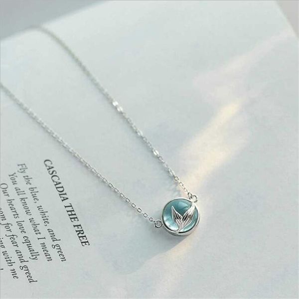 s925 silver necklace, korean fashion, mermaid foam, fish tail, creative temperament, clavicle chain girl., Black
s925 silver necklace, korean fashion, mermaid foam, fish tail, creative temperament, clavicle chain girl., Black