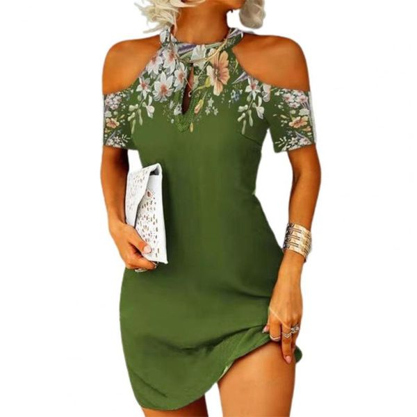 women's swimwear women hollow out mini dress summer casual halter short sleeve party printing plus size 3xl elegant female vestidos, White;black
women's swimwear women hollow out mini dress summer casual halter short sleeve party printing plus size 3xl elegant female vestidos, White;black