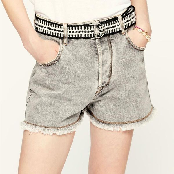 women's shorts tassel trim women gray denim ladies fashion 2021 summer casual short jeans, White;black
women's shorts tassel trim women gray denim ladies fashion 2021 summer casual short jeans, White;black