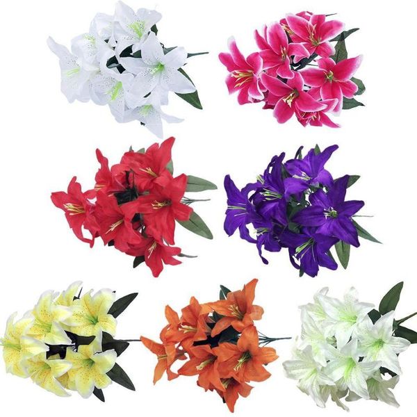 heads silk flower artificial lily flowers european multicolor party bridal home wedding bouquet fake decoration f0z7 decorative & wreaths
heads silk flower artificial lily flowers european multicolor party bridal home wedding bouquet fake decoration f0z7 decorative & wreaths