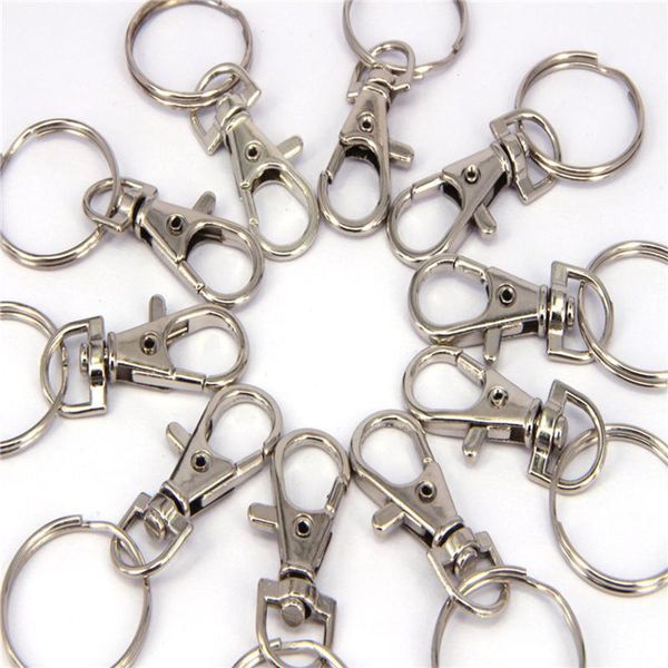keychains 10pcs diy key chains accessorie polished silver color 25mm keychain split ring with short chain zinc alloy dog buckle
keychains 10pcs diy key chains accessorie polished silver color 25mm keychain split ring with short chain zinc alloy dog buckle