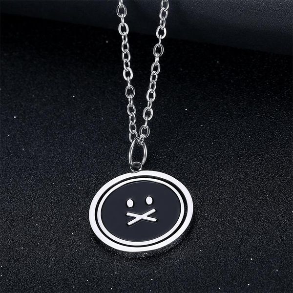 chokers necklaces for women crying face reversible hip hop pendant girl jewelry black color, Golden;silver
chokers necklaces for women crying face reversible hip hop pendant girl jewelry black color, Golden;silver
