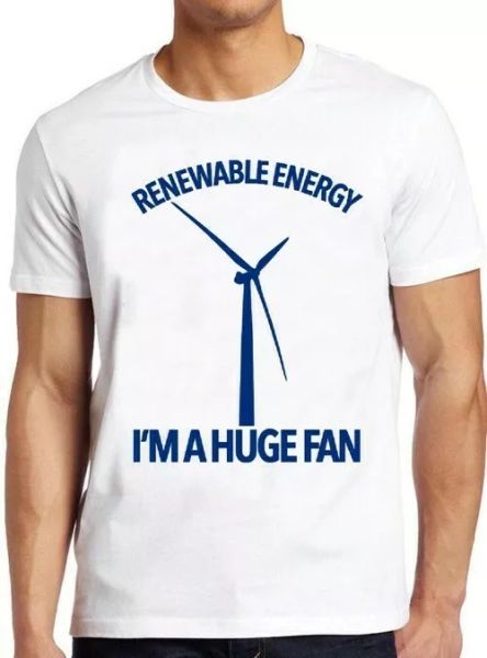 renewable energy funny pun slogan fan climate change cool gift tee t shirt 4312, White;black
renewable energy funny pun slogan fan climate change cool gift tee t shirt 4312, White;black
