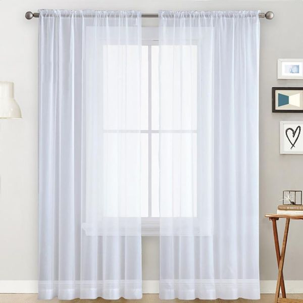 panels sheer curtains for living room rod pocket window curtain blackout bedroom semi tulle voile 140 x 213 cm & drapes
panels sheer curtains for living room rod pocket window curtain blackout bedroom semi tulle voile 140 x 213 cm & drapes