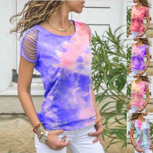 tie dye cotton hollow out hole short sleeve womens baggy tee shirts summer female 90s t shirt pullover loose plus size pink 210604, White
tie dye cotton hollow out hole short sleeve womens baggy tee shirts summer female 90s t shirt pullover loose plus size pink 210604, White