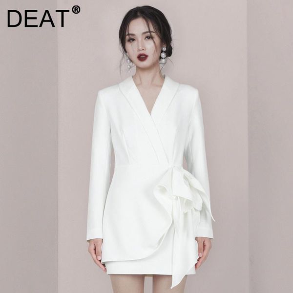 women's jackets deat woman tie flowers white slim waist elegant fashion long sleeve v collar wild coat 2021 autumn ar691, Black;brown
women's jackets deat woman tie flowers white slim waist elegant fashion long sleeve v collar wild coat 2021 autumn ar691, Black;brown