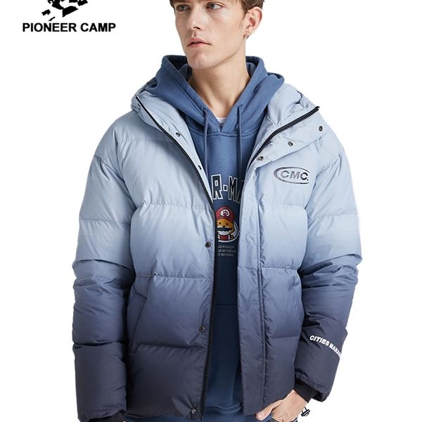 pioneer camp fashion gradient down jacket men brand clothing white duck winter hooded zipper men's coats ayr903415, Black
pioneer camp fashion gradient down jacket men brand clothing white duck winter hooded zipper men's coats ayr903415, Black