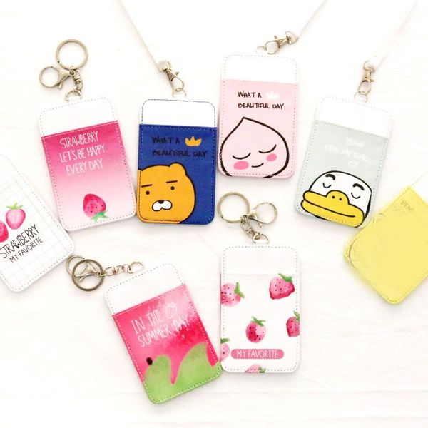 card holders etya cartoon cute pu leather sets holder wallet fruit pattern kids lady girls student school bus protection case cover, Brown;gray
card holders etya cartoon cute pu leather sets holder wallet fruit pattern kids lady girls student school bus protection case cover, Brown;gray
