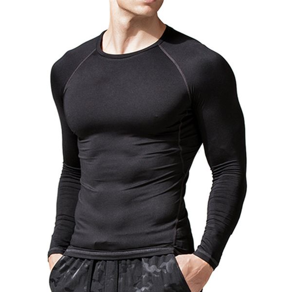 wear men's long sleeve round neck elastic tight solid color fitness sports quick dry t-shirt, White;black
wear men's long sleeve round neck elastic tight solid color fitness sports quick dry t-shirt, White;black