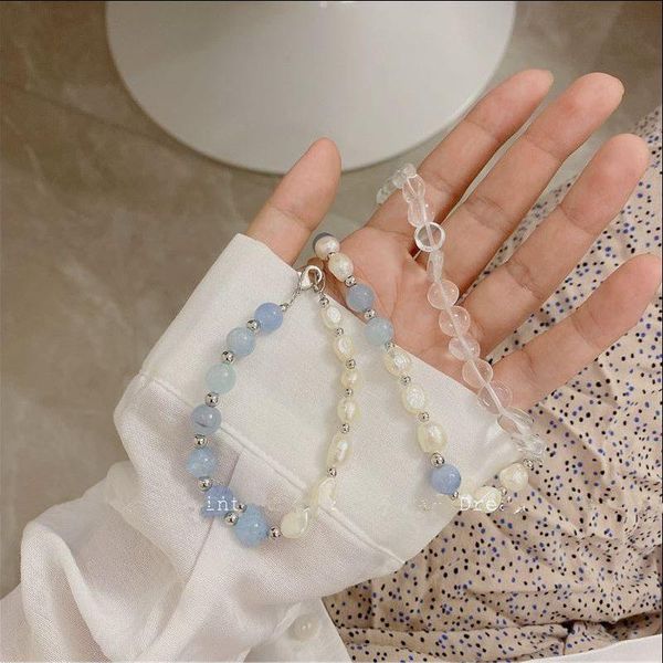 chains ins trendy geometric blue transparent crystal round acrylic beaded diy necklace for women girl chic jewelry, Silver
chains ins trendy geometric blue transparent crystal round acrylic beaded diy necklace for women girl chic jewelry, Silver