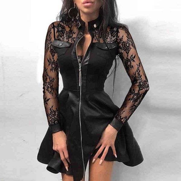 casual dresses women vintage plaid zippers slim mini autumn long sleeve lace patchwork party office lady stand collar vestido x89m, Black;gray
casual dresses women vintage plaid zippers slim mini autumn long sleeve lace patchwork party office lady stand collar vestido x89m, Black;gray