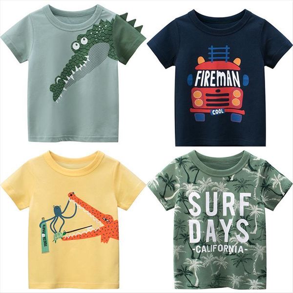 kids summer t shirt for boys toddler boy cotton dinosaur crocodile truck pattern baby tee shirts 1 9 year, Blue
kids summer t shirt for boys toddler boy cotton dinosaur crocodile truck pattern baby tee shirts 1 9 year, Blue