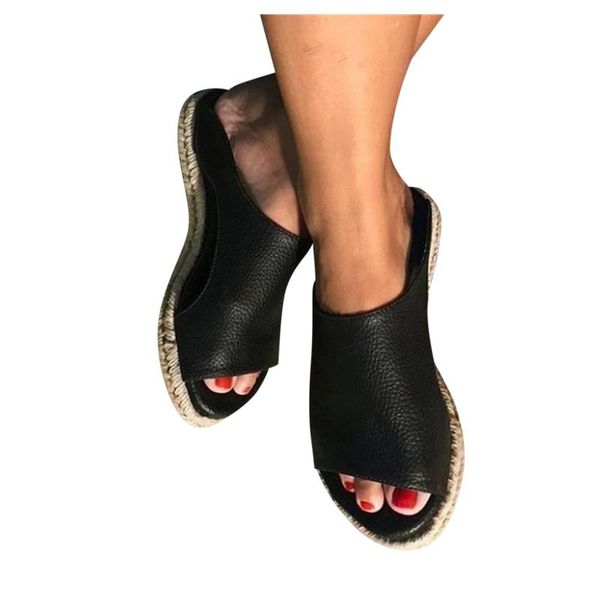 sandals women plus size leisure slippers rome retro slip on slides summer three-color casual shoes thick bottom open toe, Black
sandals women plus size leisure slippers rome retro slip on slides summer three-color casual shoes thick bottom open toe, Black