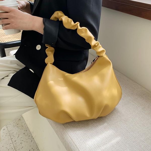 totes soft pu leather shoulder bags for women 2021 trend yellow cloud tote female underarm handbag solid half moon hobo bag
totes soft pu leather shoulder bags for women 2021 trend yellow cloud tote female underarm handbag solid half moon hobo bag