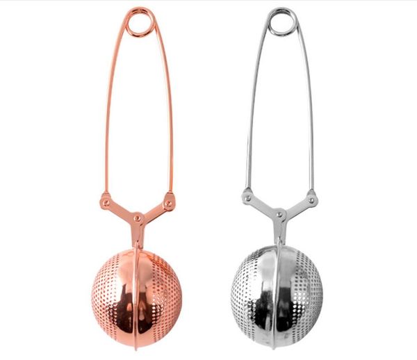 rose gold teapot tea infuser with handle portable ball shape stainless steel loose leaf filter ss304 strainer
rose gold teapot tea infuser with handle portable ball shape stainless steel loose leaf filter ss304 strainer