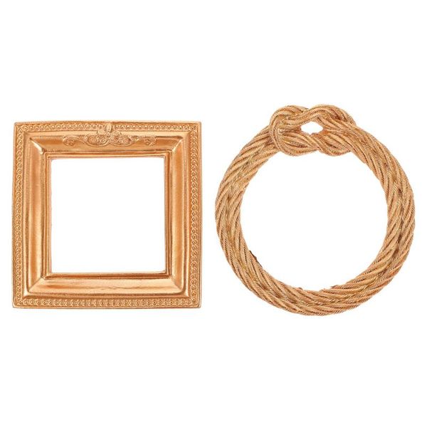 frames 2pcs resin picture decorative wall po positioning