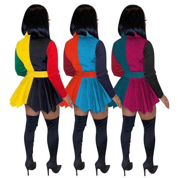 fashion contrast color women patchwork long sleeve lapel neck sash bow pleated ruffles casual coats autumn winter arrivals, Black;brown
fashion contrast color women patchwork long sleeve lapel neck sash bow pleated ruffles casual coats autumn winter arrivals, Black;brown