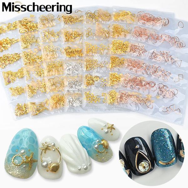 1pack gold silver mixed hollow metal frame 3d nail art decorations ocean seashell metallic studs rivets diy manicure accessories, Silver;gold
1pack gold silver mixed hollow metal frame 3d nail art decorations ocean seashell metallic studs rivets diy manicure accessories, Silver;gold
