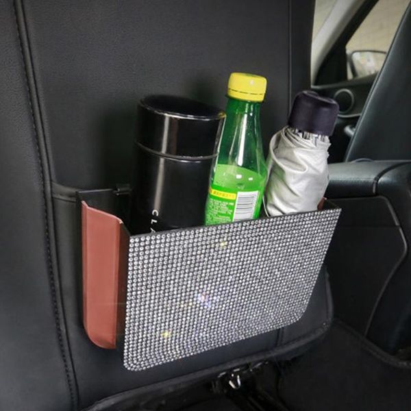 car organizer crystal bling storage bag box seat back backseat holder multi-pockets container stowing tidy trash bin
car organizer crystal bling storage bag box seat back backseat holder multi-pockets container stowing tidy trash bin