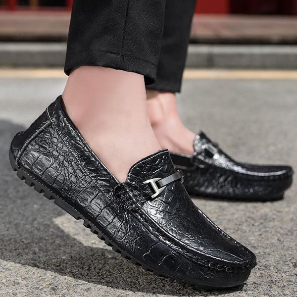 dress shoes brown leather fashion trend casual men stylish for men's moccasins man lether lather italian male brand, Black
dress shoes brown leather fashion trend casual men stylish for men's moccasins man lether lather italian male brand, Black