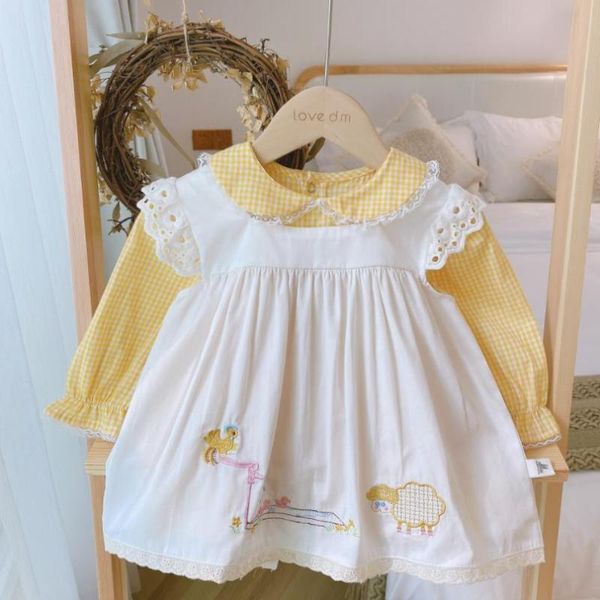 girl's dresses baby clothing spanish vintage lolita two-pieces embroidery print birthday party easter eid princess cute dress for girls, Red;yellow
girl's dresses baby clothing spanish vintage lolita two-pieces embroidery print birthday party easter eid princess cute dress for girls, Red;yellow
