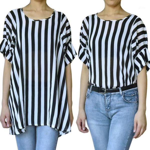 women's blouses & shirts maternity blouse striped plus size women clothes woman clothing summer dress shirt female, White
women's blouses & shirts maternity blouse striped plus size women clothes woman clothing summer dress shirt female, White