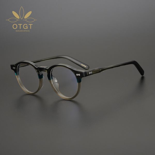 design glasses japanese jelly texture plate eyeglass art round frame for men and women, White;black
design glasses japanese jelly texture plate eyeglass art round frame for men and women, White;black