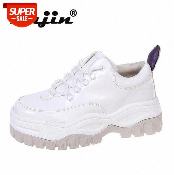fujin women sneakers white lace up thick sole platform shoes chunky eu style design comfortable 5cm #lg1d
fujin women sneakers white lace up thick sole platform shoes chunky eu style design comfortable 5cm #lg1d