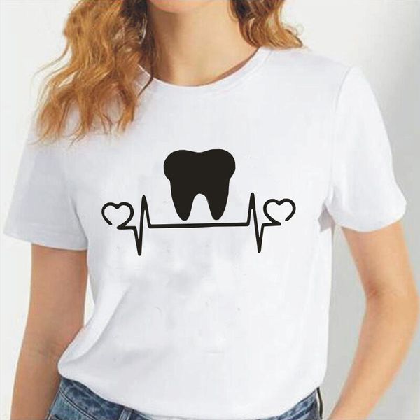 women's t-shirt harajuku shirt tee femme short sleeve tooth lifeline heartbeat print t women summer casual camiseta mujer, White
women's t-shirt harajuku shirt tee femme short sleeve tooth lifeline heartbeat print t women summer casual camiseta mujer, White