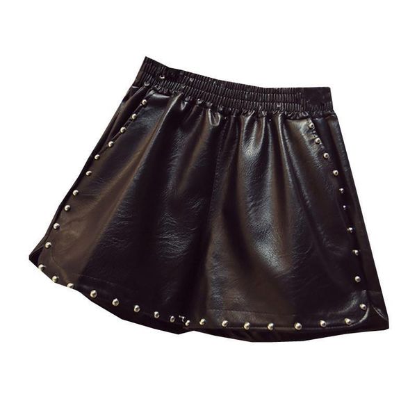 women's shorts pu leather women all-match wide leg short pants ladies elastic high waisted pantalon femme spodnie damskie y96, White;black
women's shorts pu leather women all-match wide leg short pants ladies elastic high waisted pantalon femme spodnie damskie y96, White;black