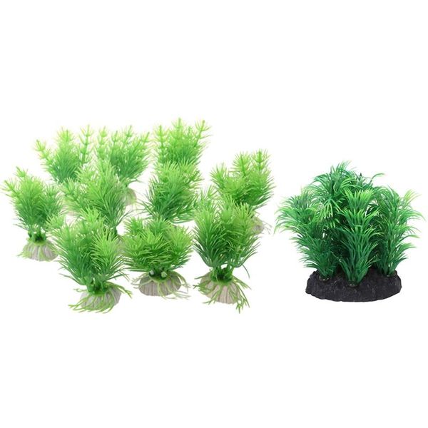 decorations 11 pcs green artificial plastic plants aquarium fish tank decoration ornament, 10 3.5x2x8.5cm & 1pcs 8cm
decorations 11 pcs green artificial plastic plants aquarium fish tank decoration ornament, 10 3.5x2x8.5cm & 1pcs 8cm