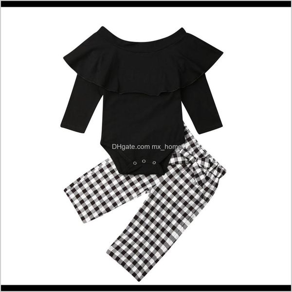 sets clothing baby kids maternity drop delivery 2021 2pcs born kid baby girl clothes ruffle romper plaid wide pants autumn outfit knixc, White
sets clothing baby kids maternity drop delivery 2021 2pcs born kid baby girl clothes ruffle romper plaid wide pants autumn outfit knixc, White