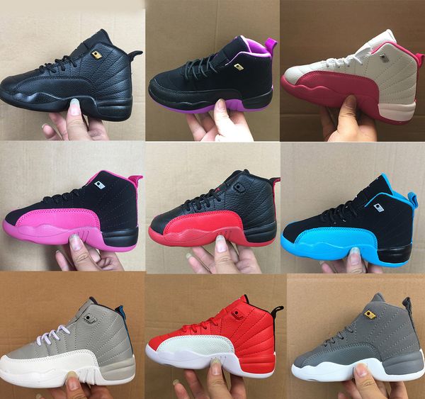 children kids 12 12s basketball shoes bordeaux flu game master taxi playoffs french blue barons royal red sports sneakers, Black
children kids 12 12s basketball shoes bordeaux flu game master taxi playoffs french blue barons royal red sports sneakers, Black