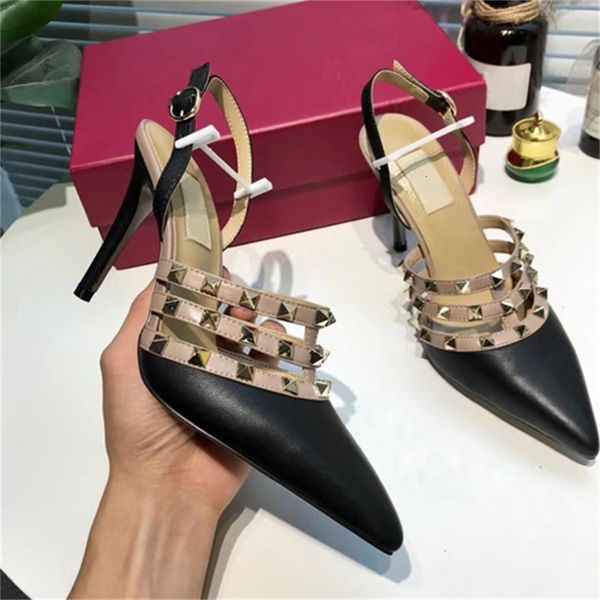 sandals european classic luxury style women's sandals fashion rivet knitting leather tip 3 with size 34-41 z179, Black
sandals european classic luxury style women's sandals fashion rivet knitting leather tip 3 with size 34-41 z179, Black