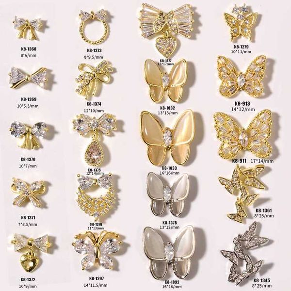 5pcs/lot, 3d nail art butterflys shapes alloy with zircon crystal rhinestones for tips decorations, Silver;gold
5pcs/lot, 3d nail art butterflys shapes alloy with zircon crystal rhinestones for tips decorations, Silver;gold
