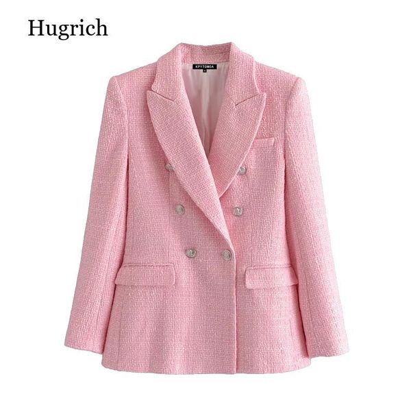 women's suits & blazers women 2021 fashion double breasted tweed check blazer coat vintage long sleeve pockets female outerwear chic ve, White;black
women's suits & blazers women 2021 fashion double breasted tweed check blazer coat vintage long sleeve pockets female outerwear chic ve, White;black