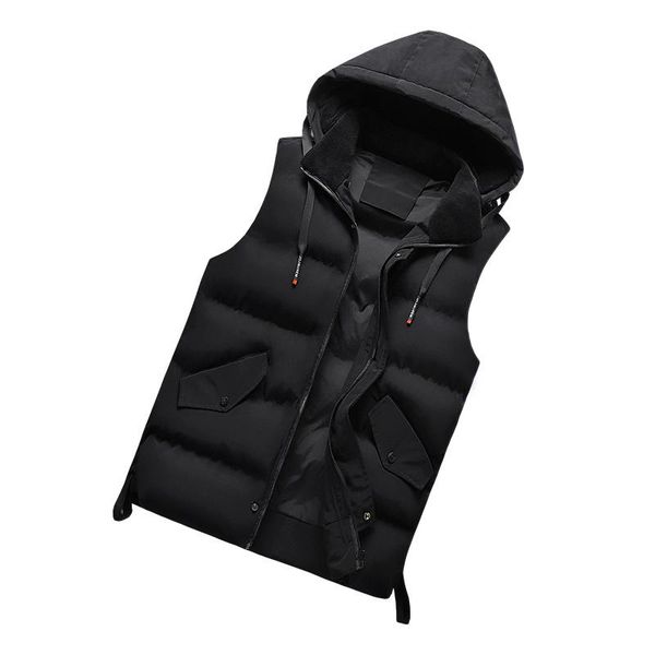 men's vests men detachable hat winter vest pographer sleeveless jacket thicken big pocket casual warm hooded thick, Black;white
men's vests men detachable hat winter vest pographer sleeveless jacket thicken big pocket casual warm hooded thick, Black;white