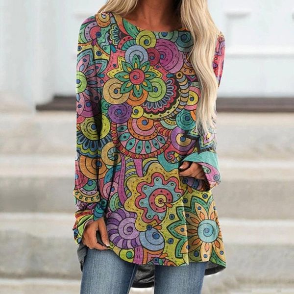 women's t-shirt fashion clothes forest landscape digital printing raglan long sleeve loose, White
women's t-shirt fashion clothes forest landscape digital printing raglan long sleeve loose, White