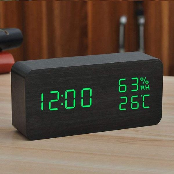 desk & table clocks creative wood digital clock led silent glow tube date temperature alarm bedroom zegar home decor db60sz
desk & table clocks creative wood digital clock led silent glow tube date temperature alarm bedroom zegar home decor db60sz