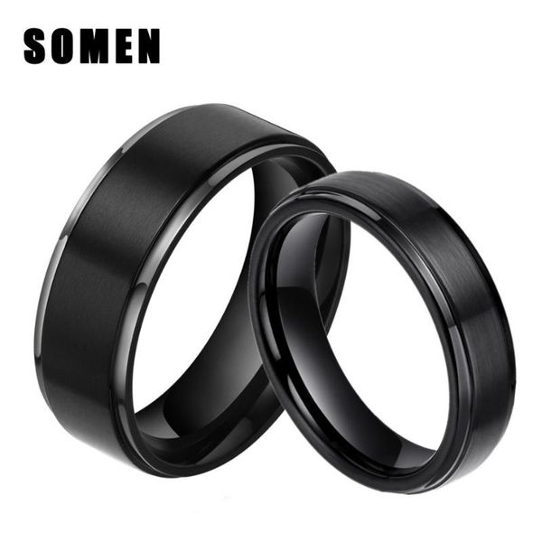 wedding rings 2pcs 6mm & 8mm sets 100% pure titanium black couple bands engagement lovers jewelry alliance bague homme, Slivery;golden
wedding rings 2pcs 6mm & 8mm sets 100% pure titanium black couple bands engagement lovers jewelry alliance bague homme, Slivery;golden