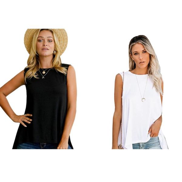 women's tanks & camis relaxed tank women fashion o neck sleeveless lightweight casual summer, White
women's tanks & camis relaxed tank women fashion o neck sleeveless lightweight casual summer, White