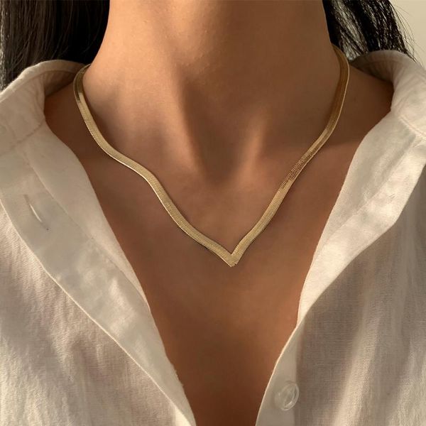 lacteo simple minimalist gold color snake chain choker necklace harajuku hip hop single layer love charm gifts pendant necklaces, Silver
lacteo simple minimalist gold color snake chain choker necklace harajuku hip hop single layer love charm gifts pendant necklaces, Silver