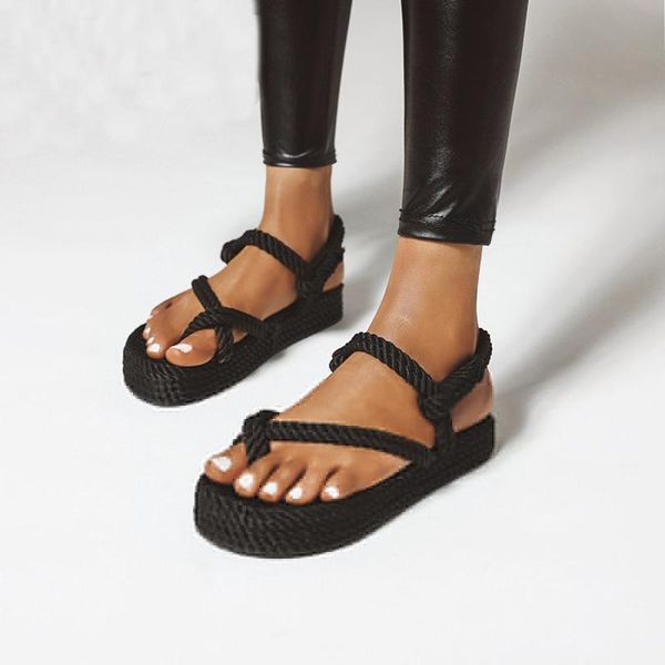 women summer sandals rope fisherman weaving platform cross sandalia feminina shoes lady size 43 black
women summer sandals rope fisherman weaving platform cross sandalia feminina shoes lady size 43 black
